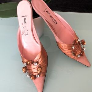 Bolajiz 1858 pink/salmon mules